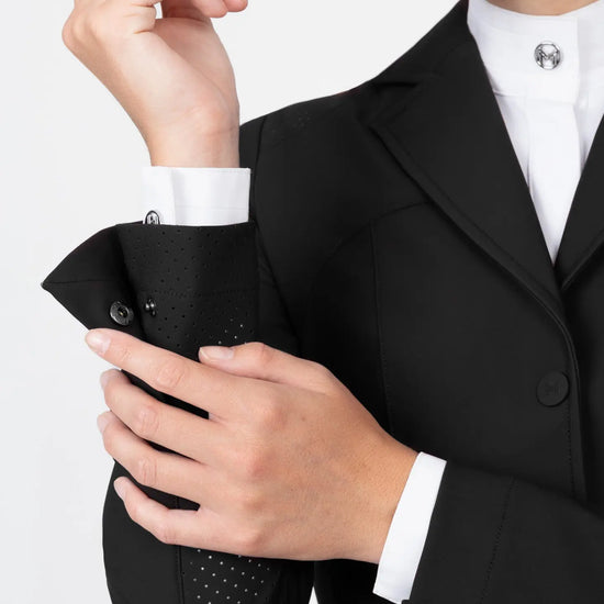 Aura Show Jacket (Black) by Maximilian Equestrian at  Try A Bit