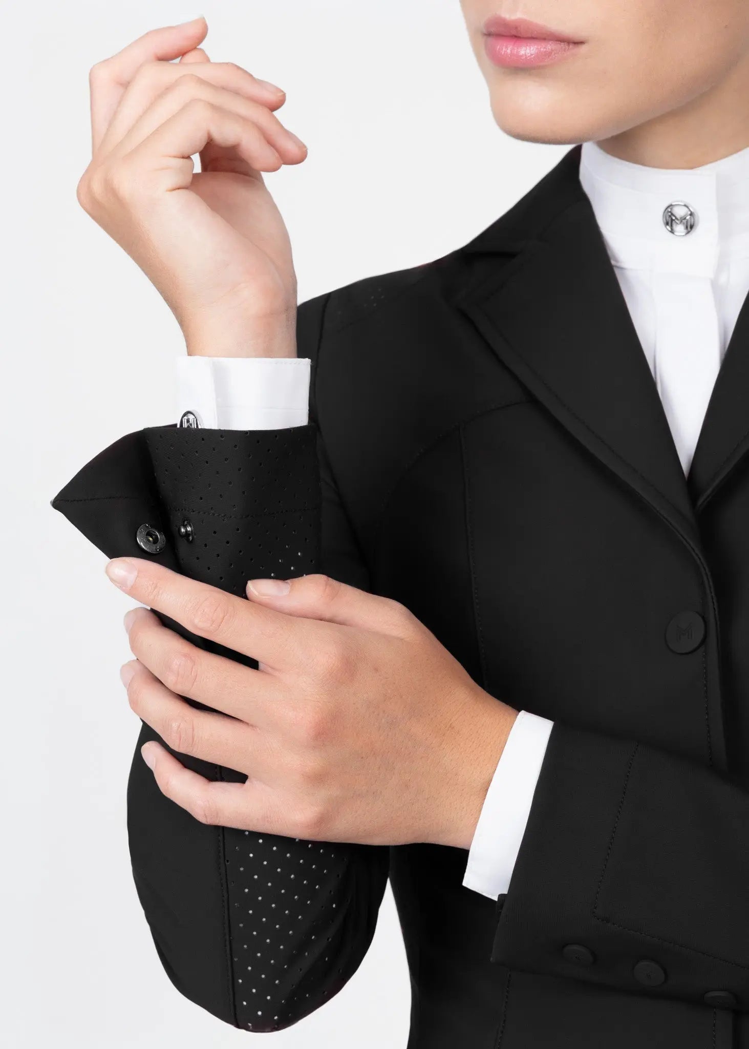 Aura Show Jacket (Black) by Maximilian Equestrian at  Try A Bit