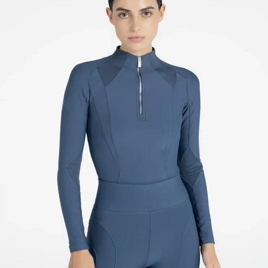 Maximilian Equestrian Frame Long Sleeve Base Layer Performance Riding Top by Maximilian Equestrian at  Try a Bit