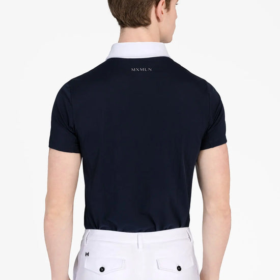 Focus Short Sleeve Competition Shirt (Navy) by Maximilian Equestrian at  Try A Bit