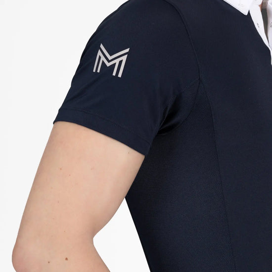 Focus Short Sleeve Competition Shirt (Navy) by Maximilian Equestrian at  Try A Bit