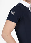 Focus Short Sleeve Competition Shirt (Navy) by Maximilian Equestrian at  Try A Bit