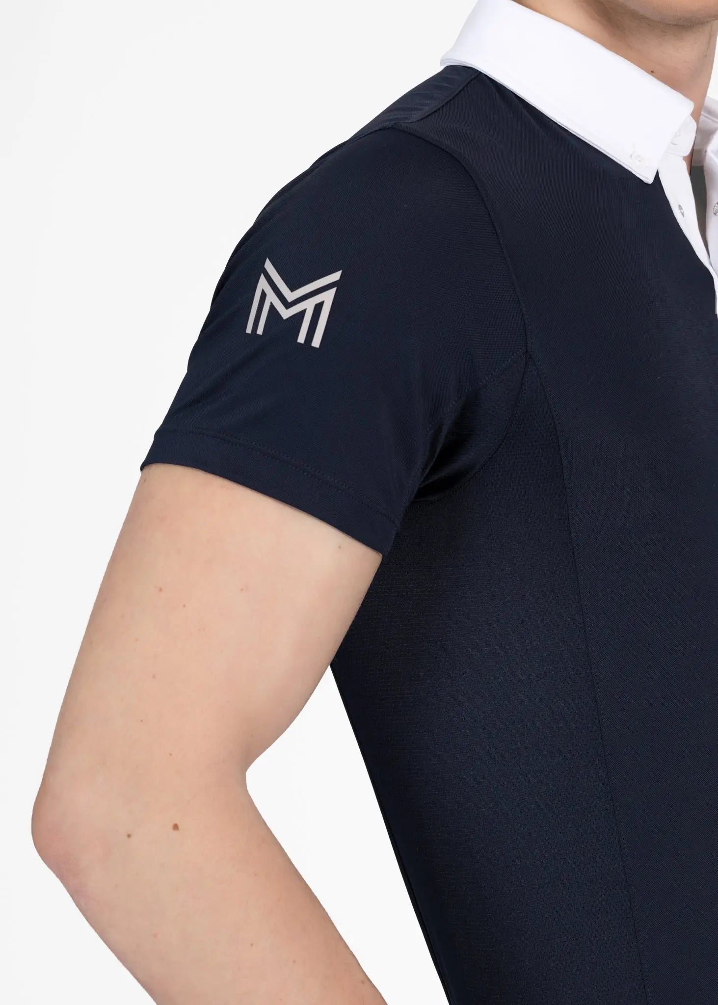 Focus Short Sleeve Competition Shirt (Navy) by Maximilian Equestrian at  Try A Bit