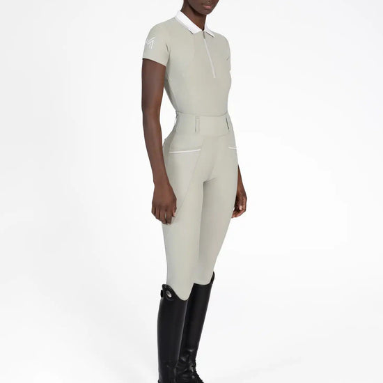 Maximilian Equestrian Concept Short Sleeve Polo Shirt — Performance Riding Tee by Maximilian Equestrian at  Try a Bit