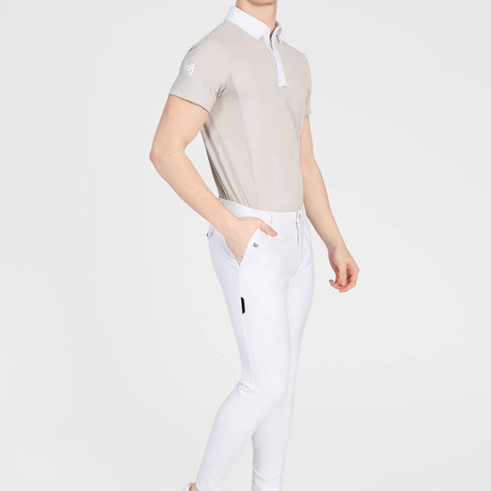 Focus Short Sleeve Competition Shirt (Sand) by Maximilian Equestrian at  Try A Bit