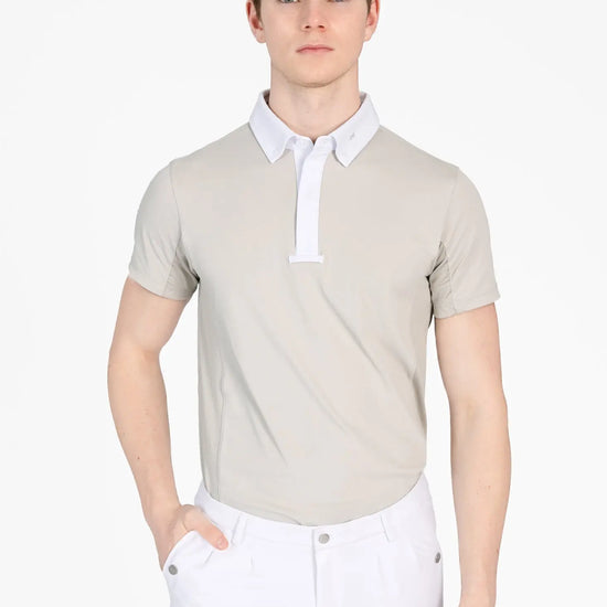 Focus Short Sleeve Competition Shirt (Sand) by Maximilian Equestrian at  Try A Bit