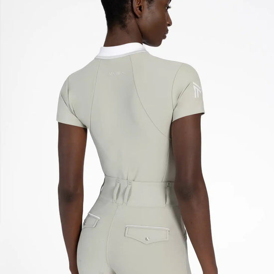Maximilian Equestrian Concept Short Sleeve Polo Shirt — Performance Riding Tee by Maximilian Equestrian at  Try a Bit