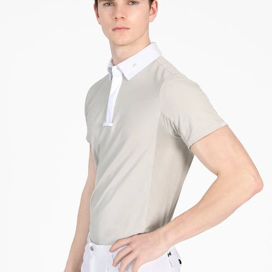 Focus Short Sleeve Competition Shirt (Sand) by Maximilian Equestrian at  Try A Bit