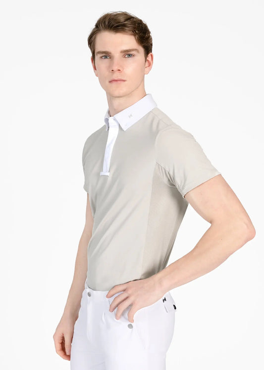 Focus Short Sleeve Competition Shirt (Sand) by Maximilian Equestrian at  Try A Bit