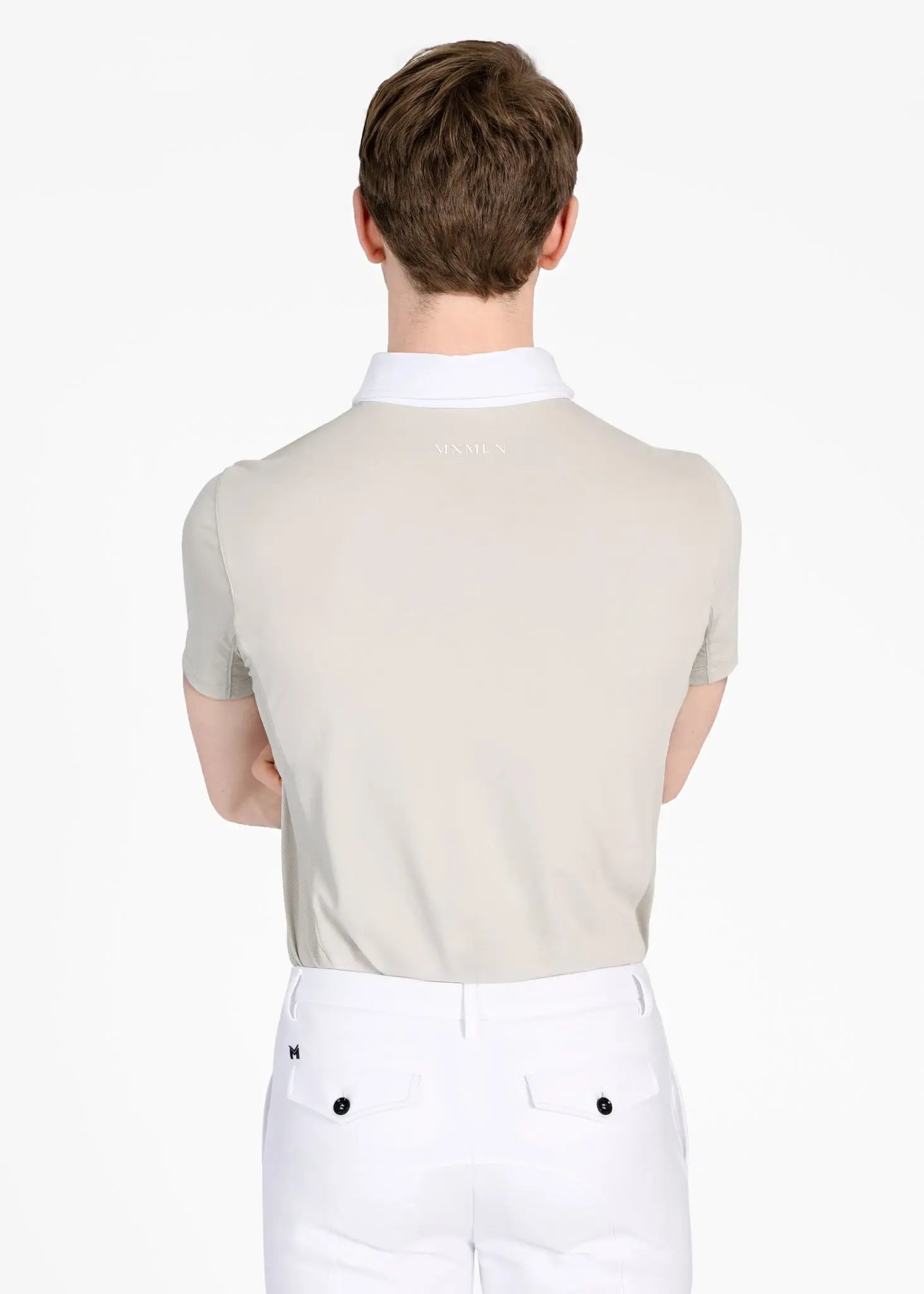 Focus Short Sleeve Competition Shirt (Sand) by Maximilian Equestrian at  Try A Bit
