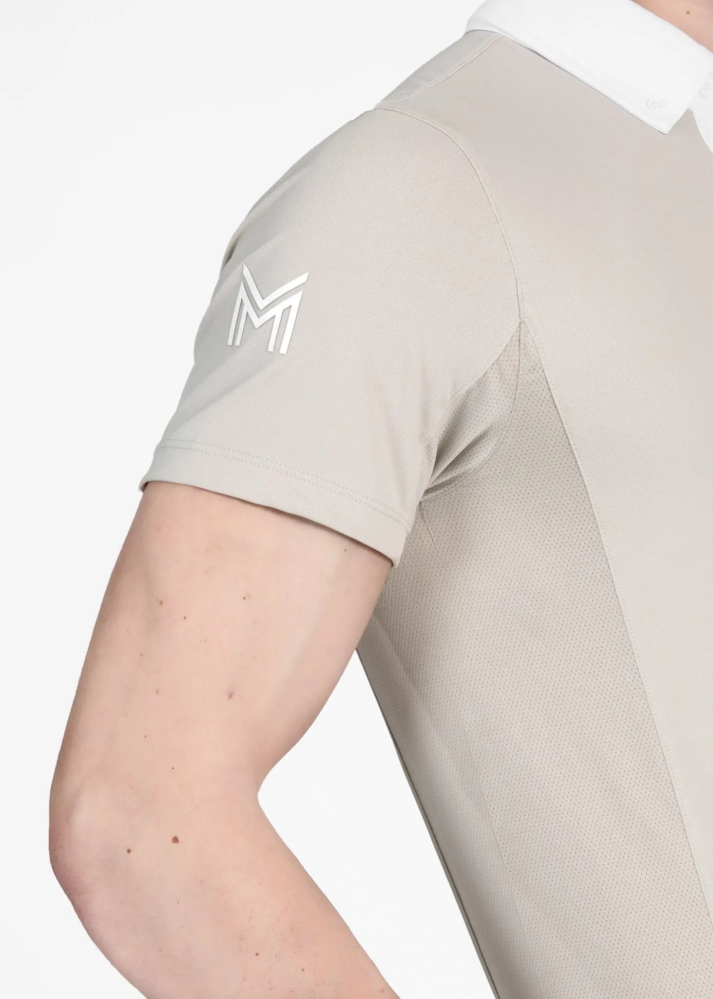 Focus Short Sleeve Competition Shirt (Sand) by Maximilian Equestrian at  Try A Bit