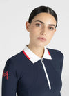 Maximilian Equestrian Concept Long Sleeve Polo Shirt (Navy) by Maximilian Equestrian at  Try a Bit