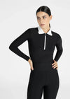 Maximilian Equestrian Concept Long Sleeve Polo Shirt (Black) by Maximilian Equestrian at  Try a Bit