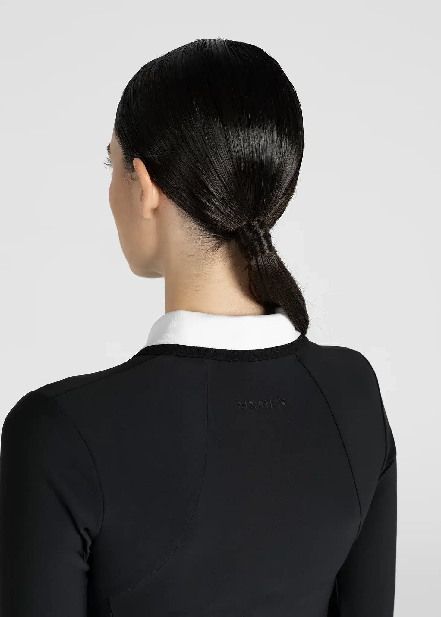 Maximilian Equestrian Concept Long Sleeve Polo Shirt (Black) by Maximilian Equestrian at  Try a Bit