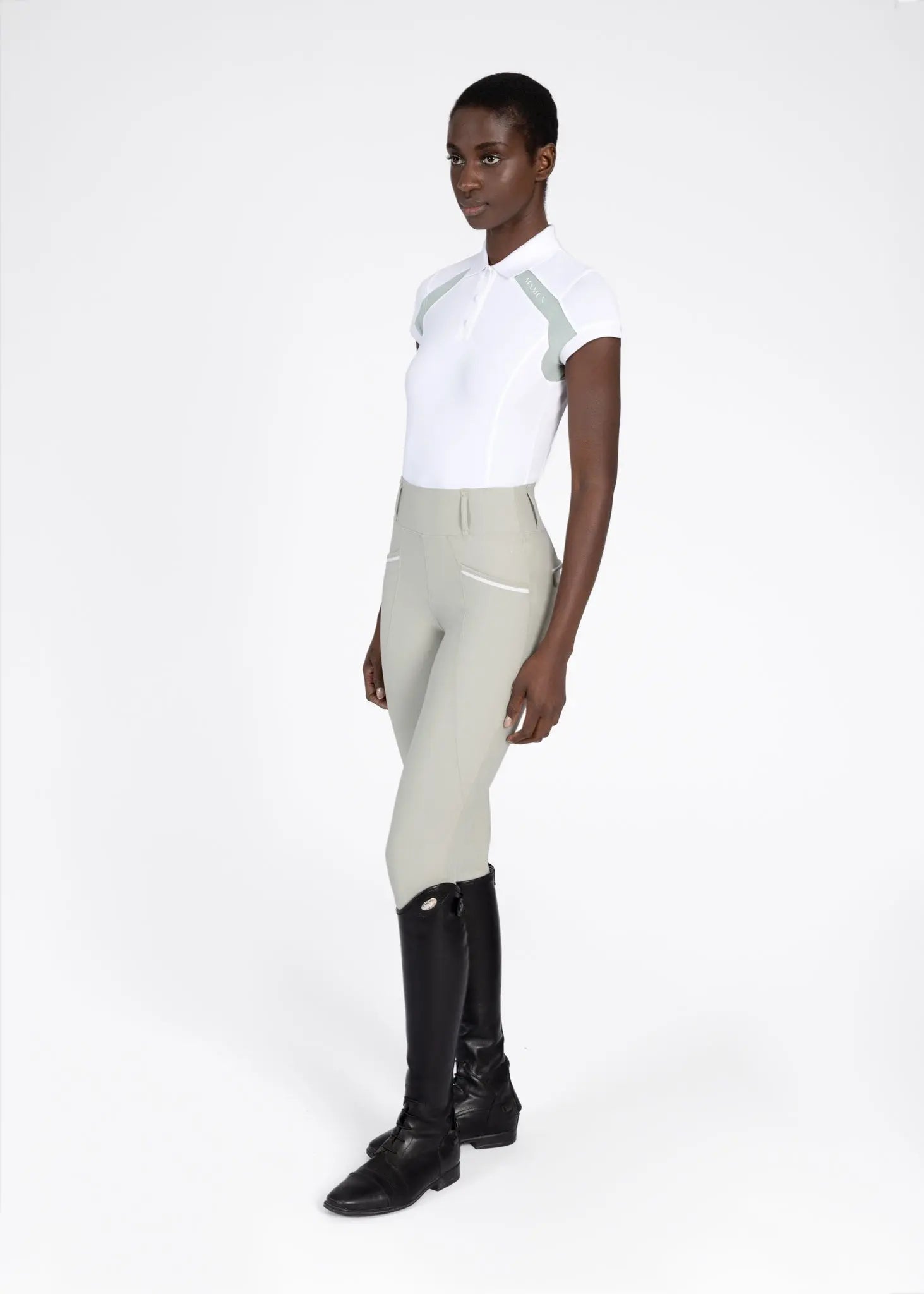Aveen Polo Shirt (White/Laurel)