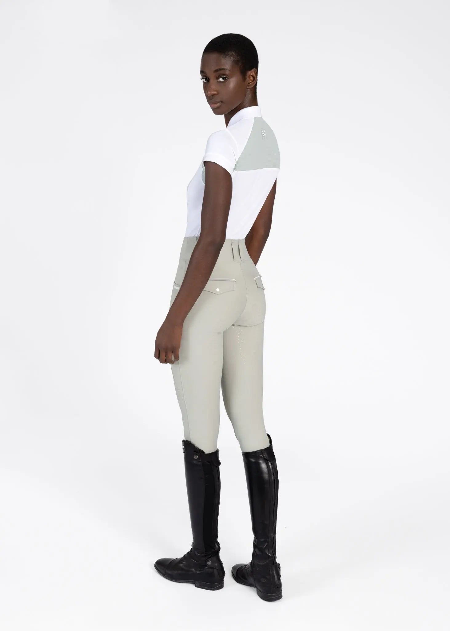 Aveen Polo Shirt (White/Laurel)