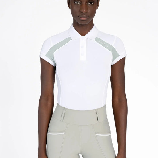 Aveen Polo Shirt (White/Laurel)