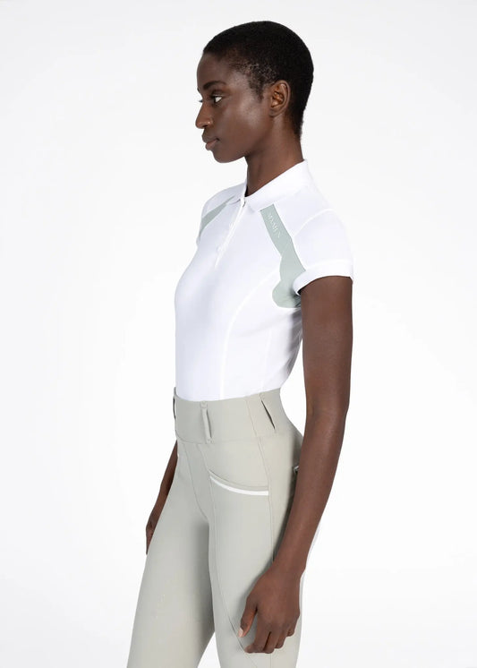 Aveen Polo Shirt (White/Laurel)