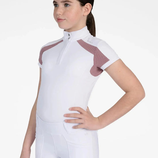 Maximilian Equestrian YR Aveen Short Sleeve Show Shirt by Maximilian Equestrian at  Try A Bit