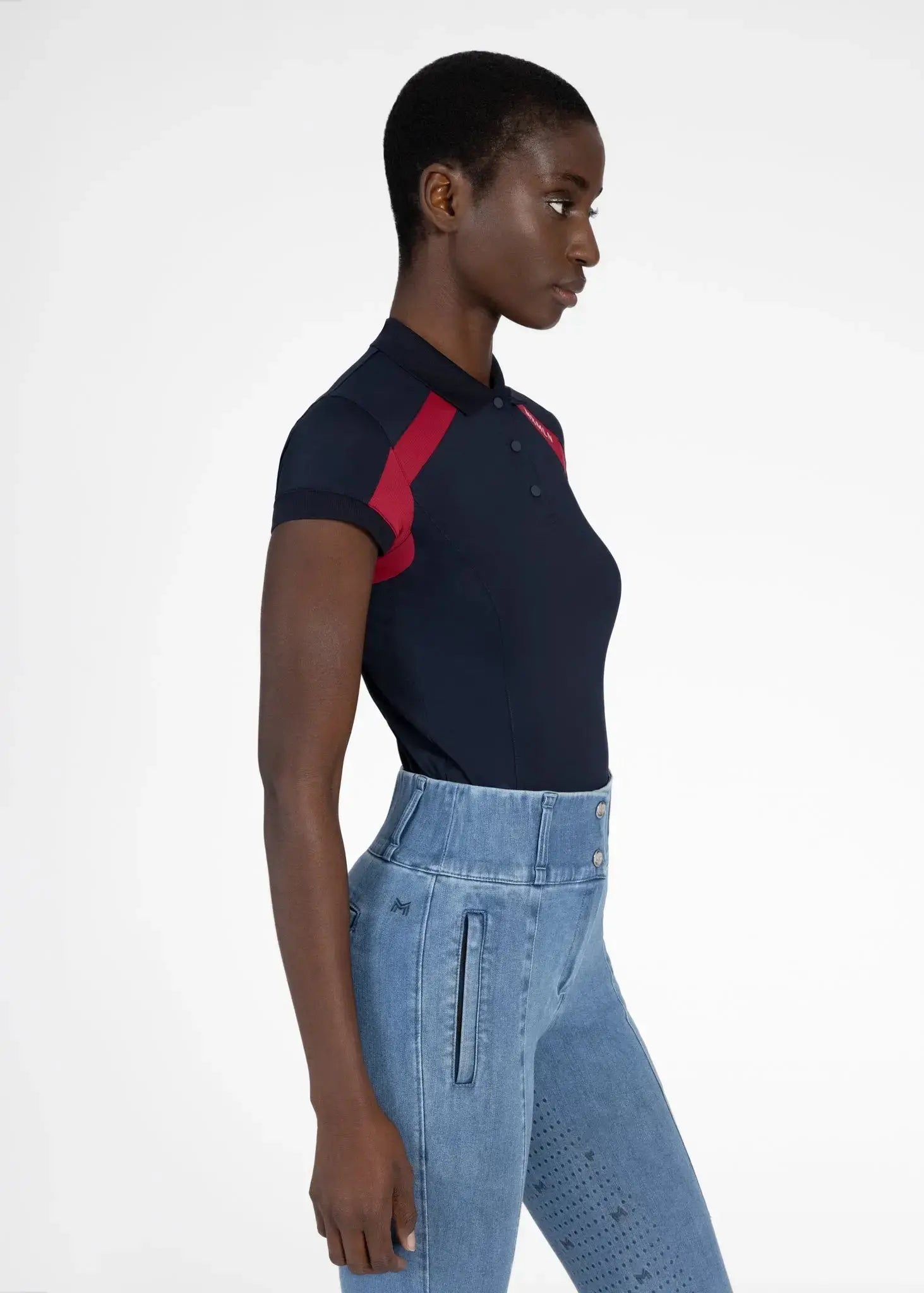Maximilian Equestrian Aveen Polo Shirt by Maximilian Equestrian at  Try A Bit