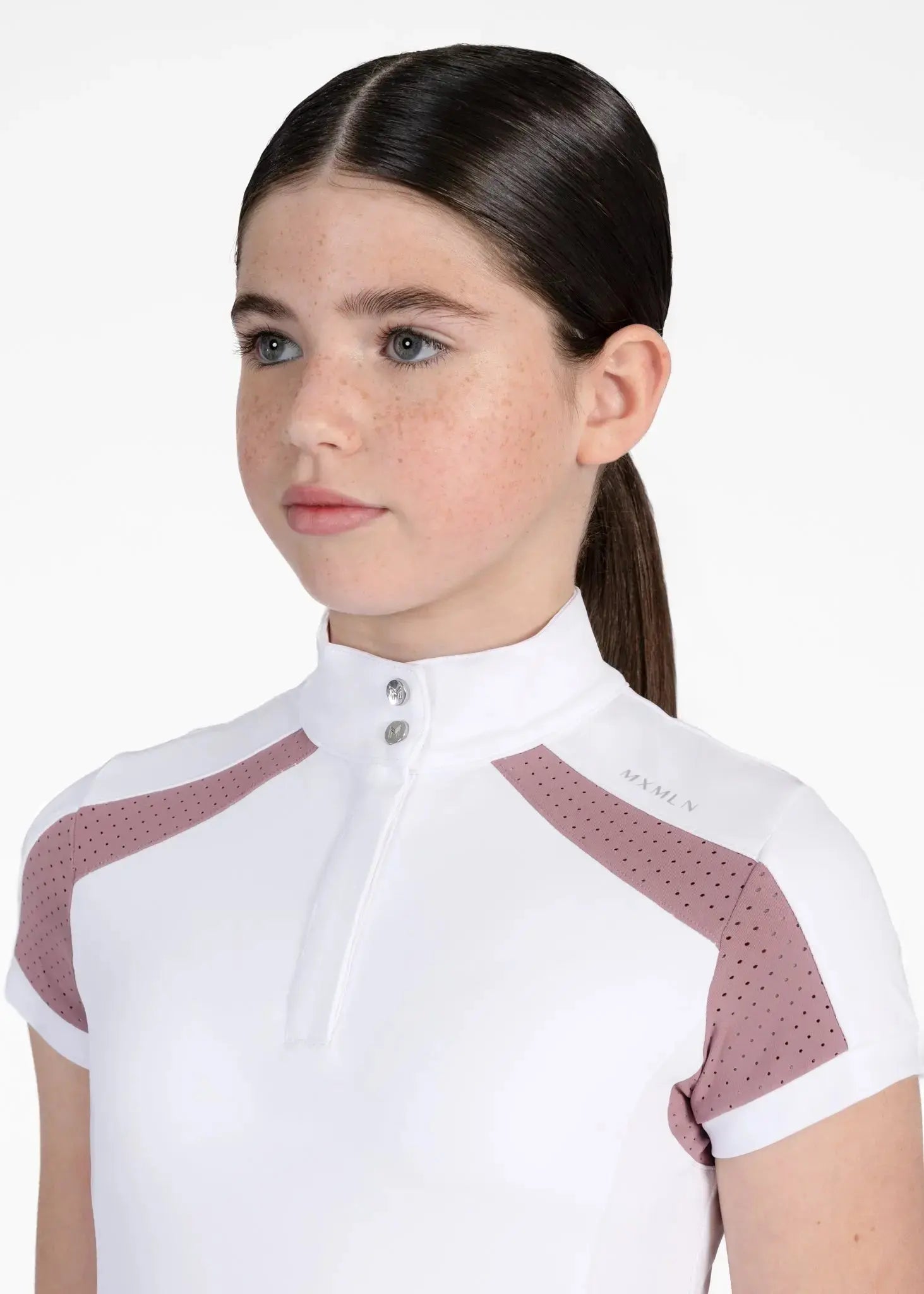 Maximilian Equestrian YR Aveen Short Sleeve Show Shirt by Maximilian Equestrian at  Try A Bit