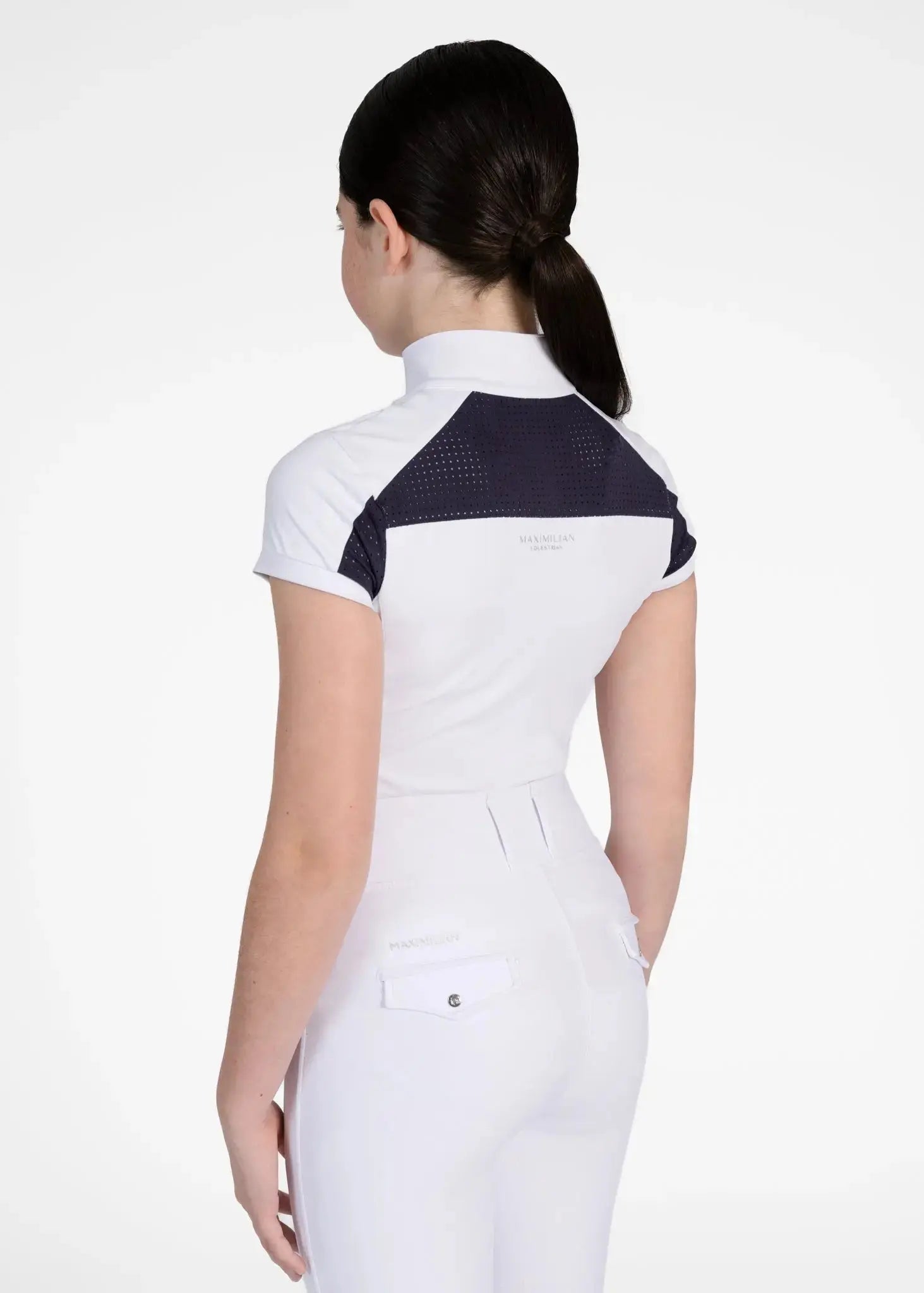 Maximilian Equestrian YR Aveen Short Sleeve Show Shirt by Maximilian Equestrian at  Try A Bit