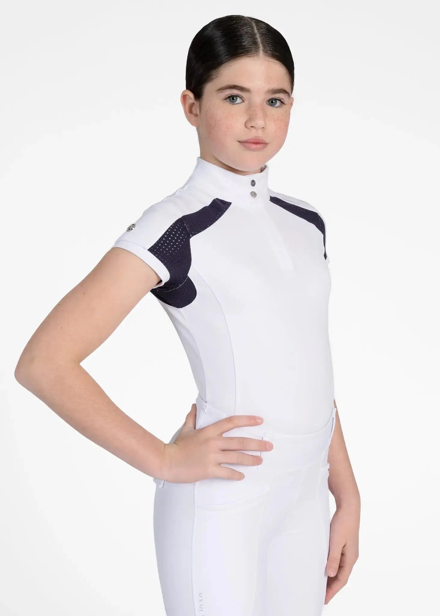 Maximilian Equestrian YR Aveen Short Sleeve Show Shirt by Maximilian Equestrian at  Try A Bit