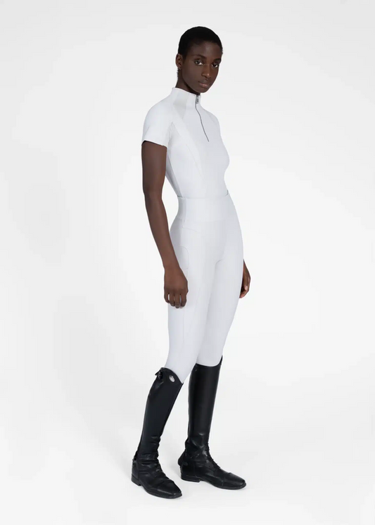 Maximilian Equestrian Outline Riding Leggings Glacier by Maximilian Equestrian at  Try a Bit