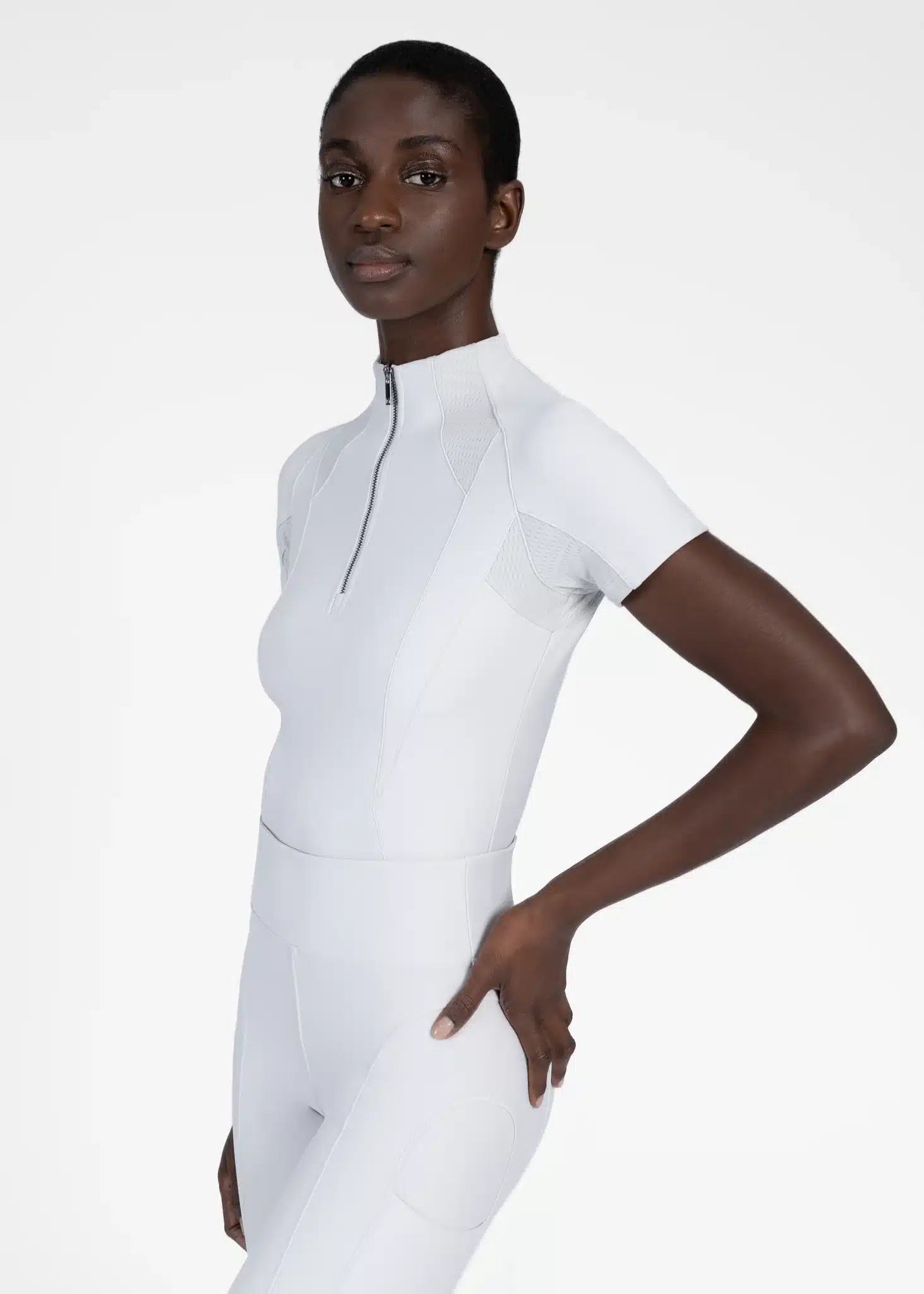 Maximilian Equestrian Frame Short Sleeve Base Layer - Performance Riding Top by Maximilian Equestrian at  Try a Bit