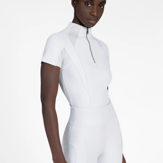 Maximilian Equestrian Frame Short Sleeve Base Layer - Performance Riding Top by Maximilian Equestrian at  Try a Bit