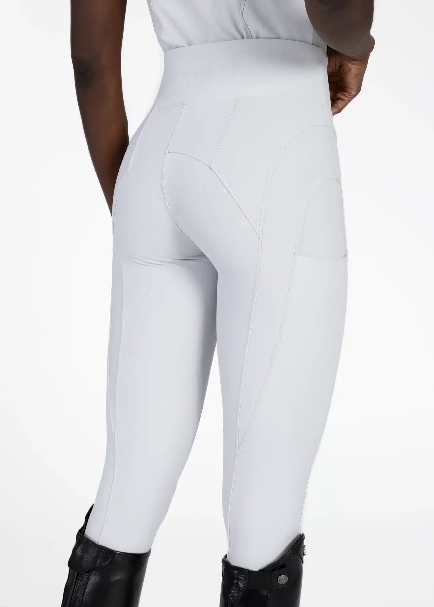 Maximilian Equestrian Outline Riding Leggings Glacier by Maximilian Equestrian at  Try a Bit
