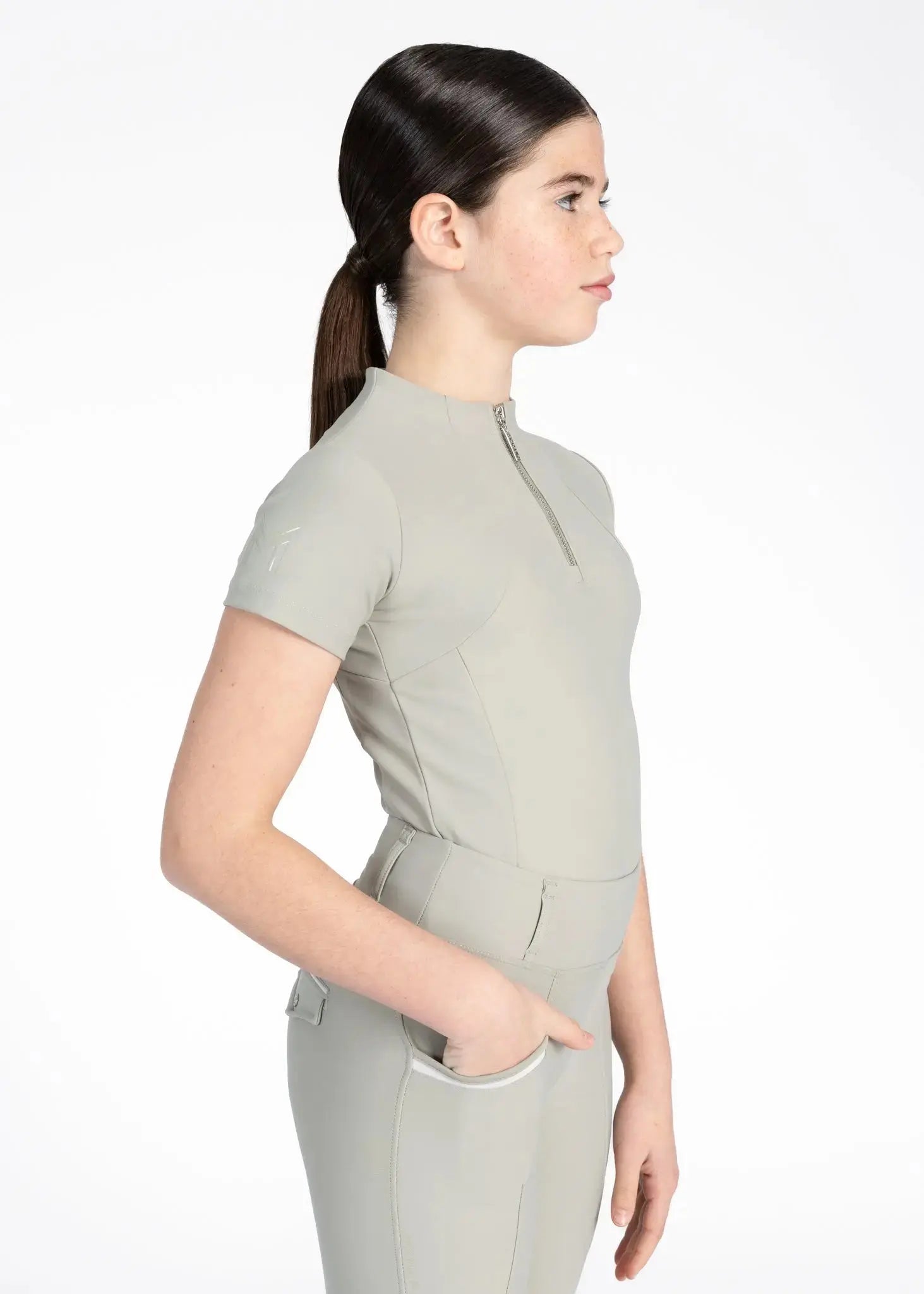 YR Short Sleeve Base Layer (White) by Maximilian Equestrian at  Try A Bit
