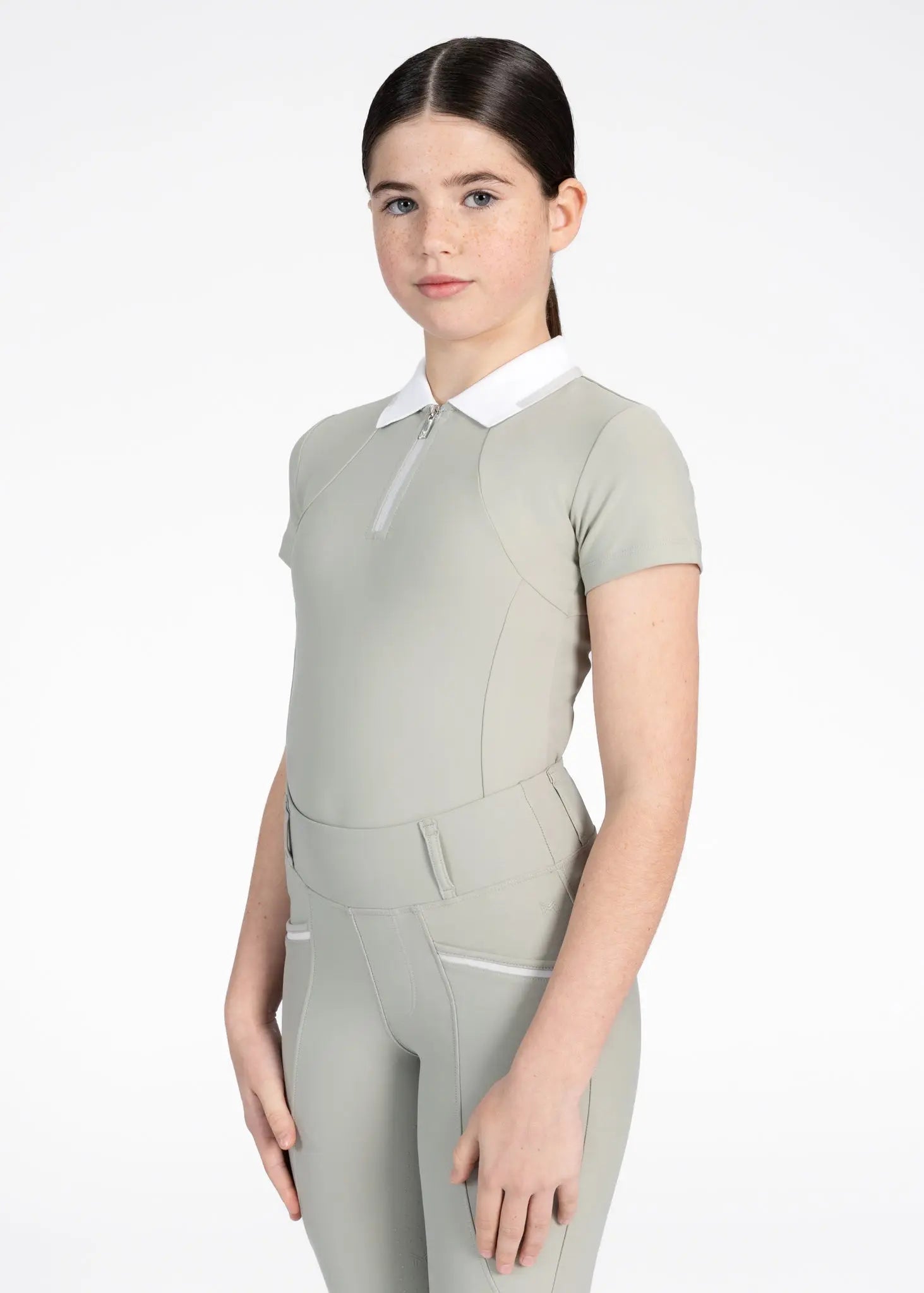 YR Concept Short Sleeve Polo Shirt (Laurel) by Maximilian Equestrian at  Try A Bit