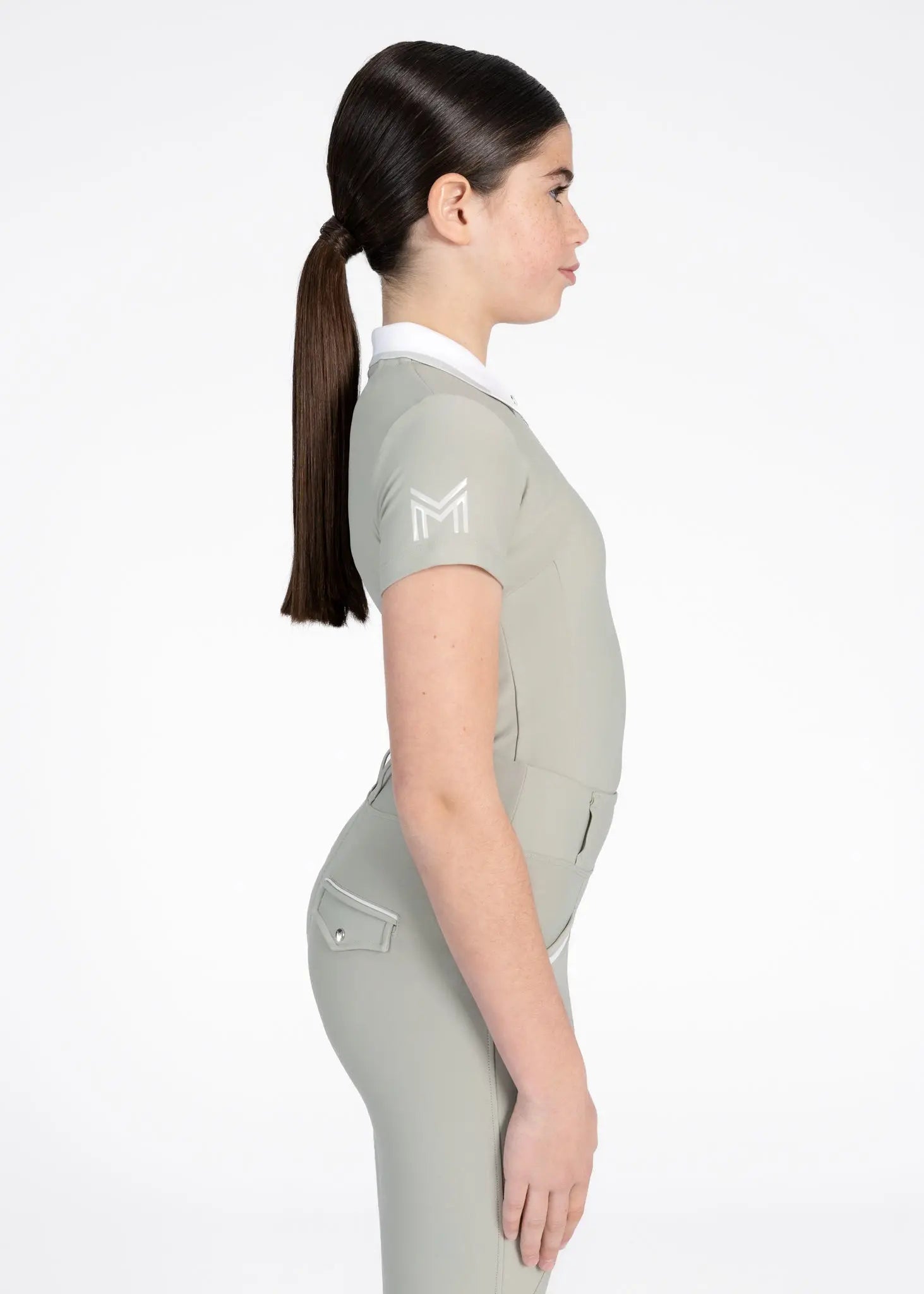 YR Concept Short Sleeve Polo Shirt (Laurel) by Maximilian Equestrian at  Try A Bit