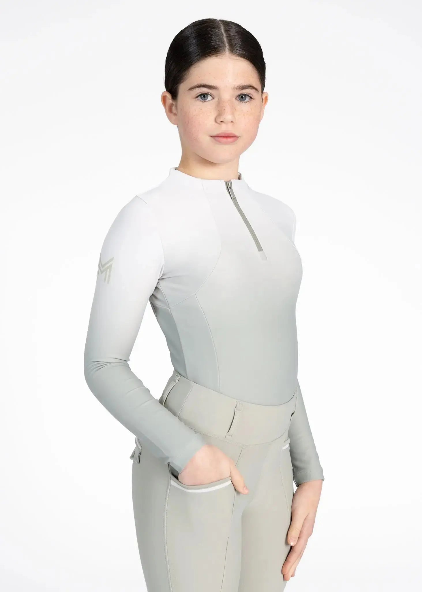 Maximilian Equestrian YR Ombré Long Sleeve Base Layer by Maximilian Equestrian at  Try A Bit