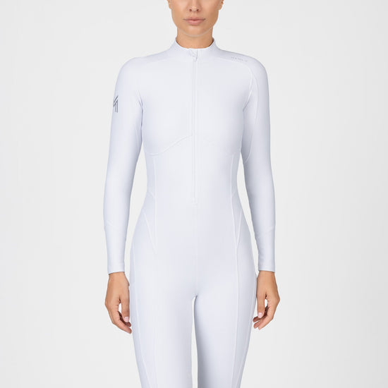 Femme Riding Jumpsuit (White) by Maximilian Equestrian at  Try A Bit