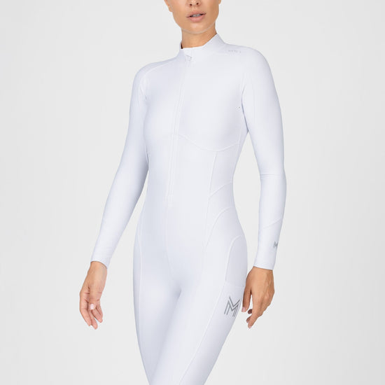Femme Riding Jumpsuit (White) by Maximilian Equestrian at  Try A Bit