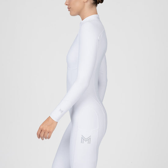 Femme Riding Jumpsuit (White) by Maximilian Equestrian at  Try A Bit