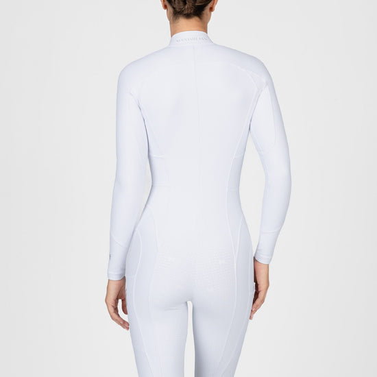 Femme Riding Jumpsuit (White) by Maximilian Equestrian at  Try A Bit