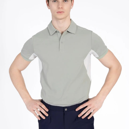 Cross Polo Shirt (Laurel) by Maximilian Equestrian at  Try A Bit