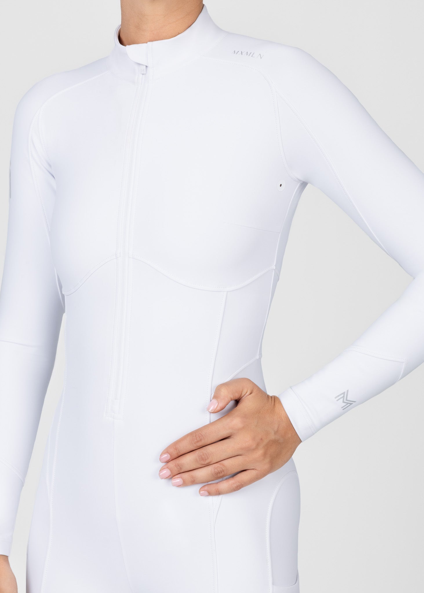 Femme Riding Jumpsuit (White) by Maximilian Equestrian at  Try A Bit