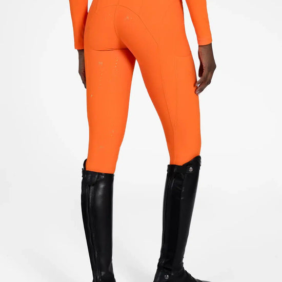 Maximilian Equestrian Outline Riding Leggings Tangerine by Maximilian Equestrian at  Try a Bit
