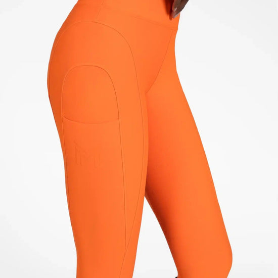 Maximilian Equestrian Outline Riding Leggings Tangerine by Maximilian Equestrian at  Try a Bit