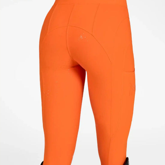 Maximilian Equestrian Outline Riding Leggings Tangerine by Maximilian Equestrian at  Try a Bit