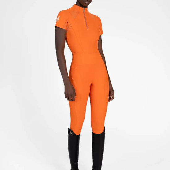 Maximilian Equestrian Frame Short Sleeve Base Layer - Performance Riding Top by Maximilian Equestrian at  Try a Bit