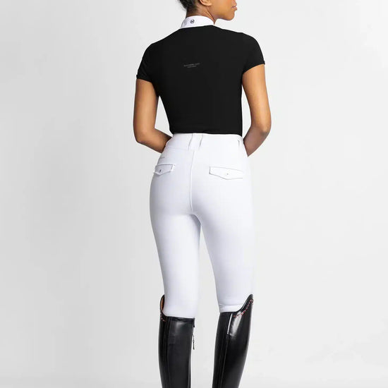 Maximilian Equestrian Air Short Sleeve Show Shirt Black by Maximilian Equestrian at  Try a Bit
