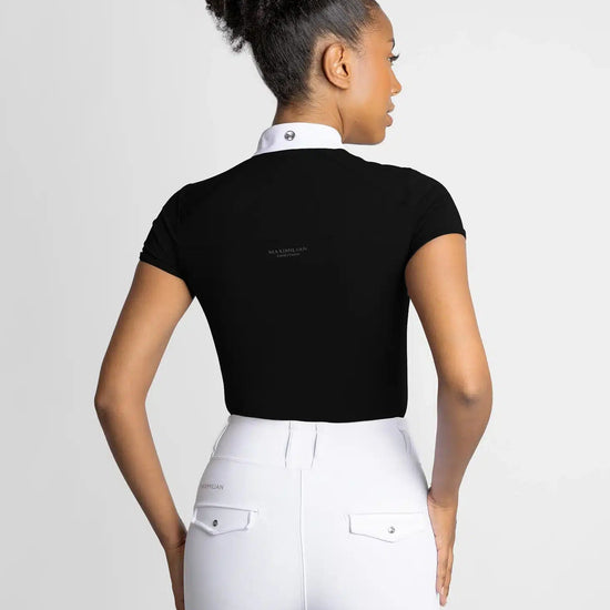 Maximilian Equestrian Air Short Sleeve Show Shirt Black by Maximilian Equestrian at  Try a Bit