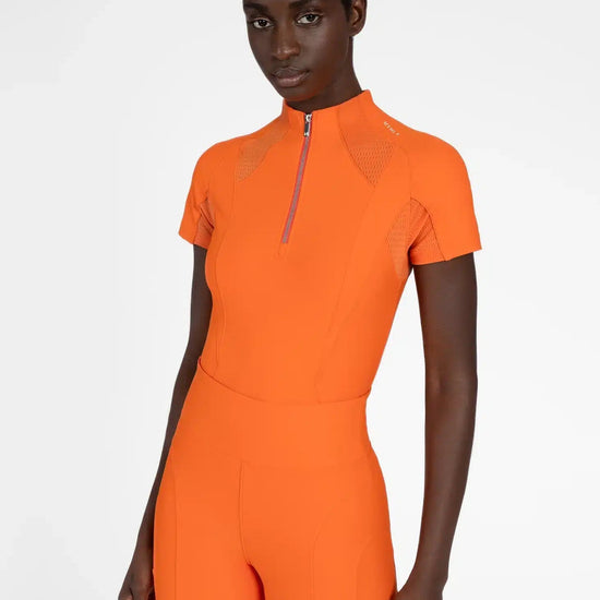 Maximilian Equestrian Frame Short Sleeve Base Layer - Performance Riding Top by Maximilian Equestrian at  Try a Bit