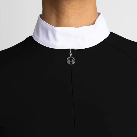 Maximilian Equestrian Air Short Sleeve Show Shirt Black by Maximilian Equestrian at  Try a Bit