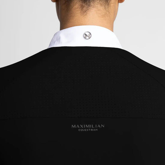 Maximilian Equestrian Air Short Sleeve Show Shirt Black by Maximilian Equestrian at  Try a Bit